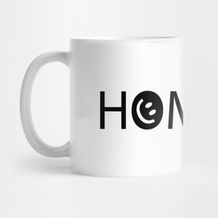 Homage artistic typography design Mug